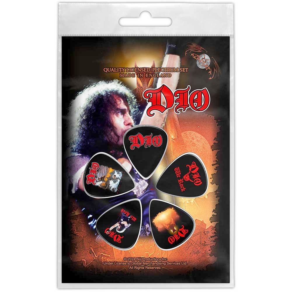 Dio - We Rock Plectrum - Set of 5 - Black